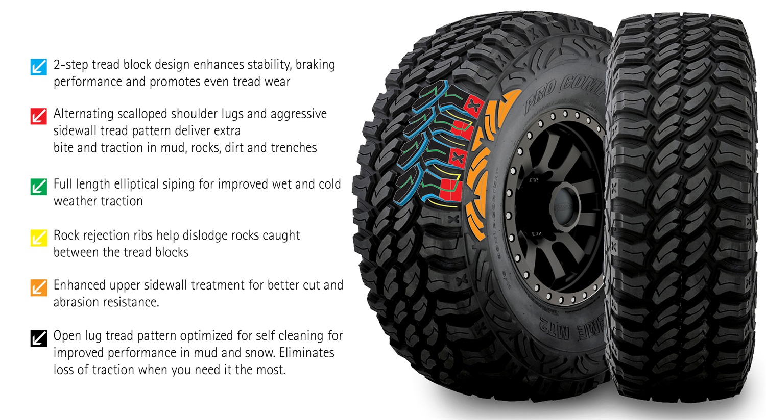 Pro Comp Tires 771340 Pro Comp Xtreme Mud Terrain 2 Tire