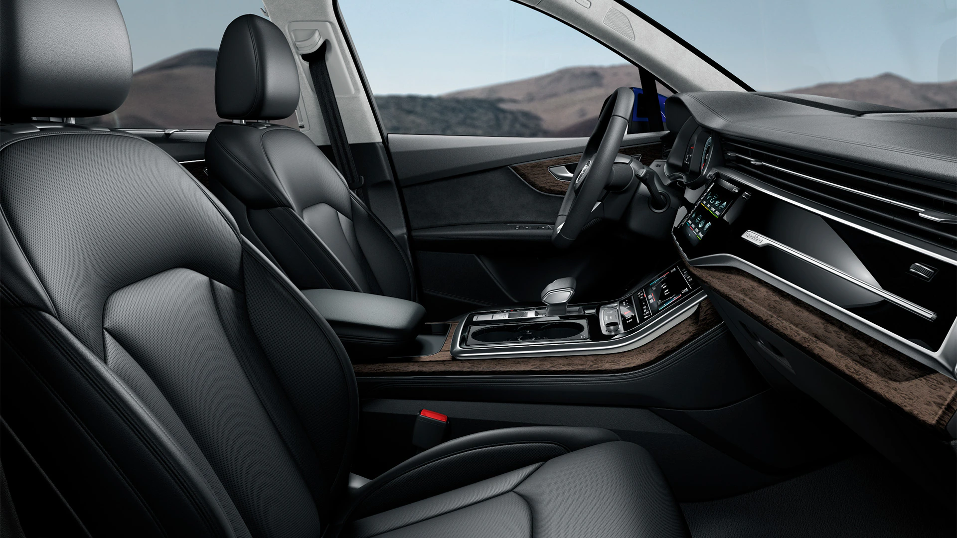 2022 Audi Q7 Interior view of the Audi Q7.