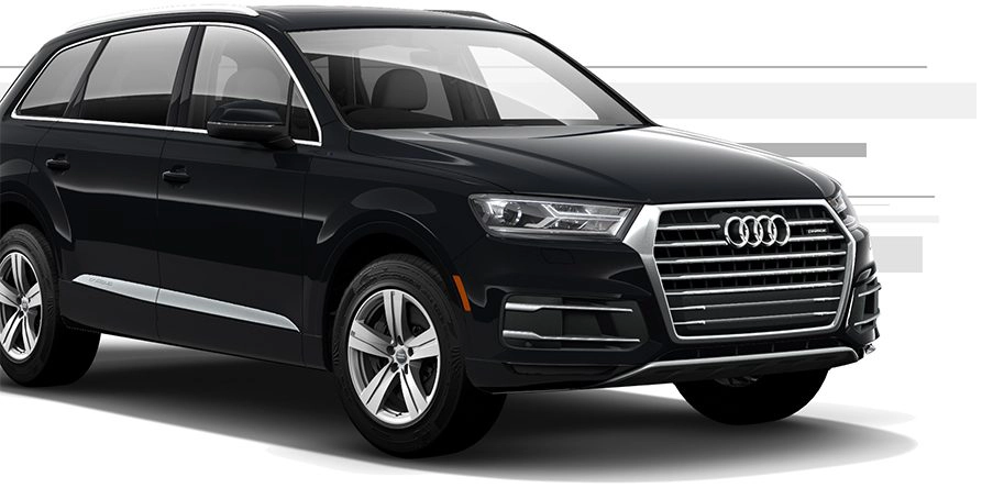 Black 2022 Audi Q7 7-passenger full-size SUV
