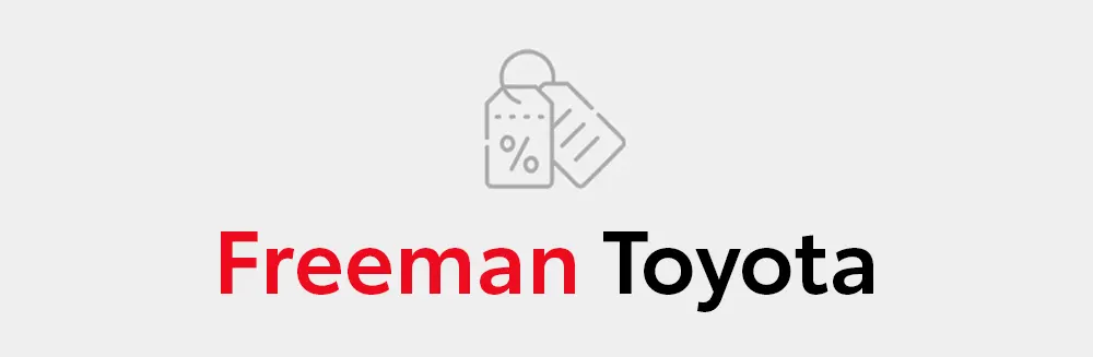 Freeman Toyota Service Coupons Coupon header