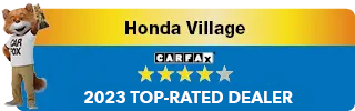 Honda Village Carfax Top Dealer Badge