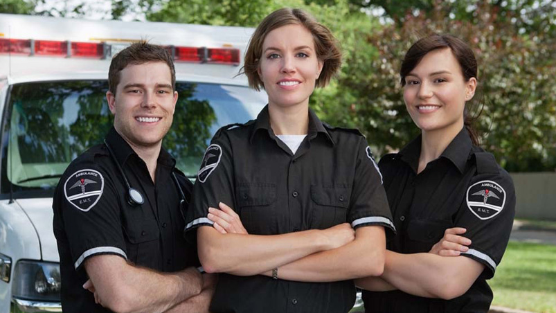 Kayser Ford First Responder and Medical Professional Program Group of First Responders smiling for the camera