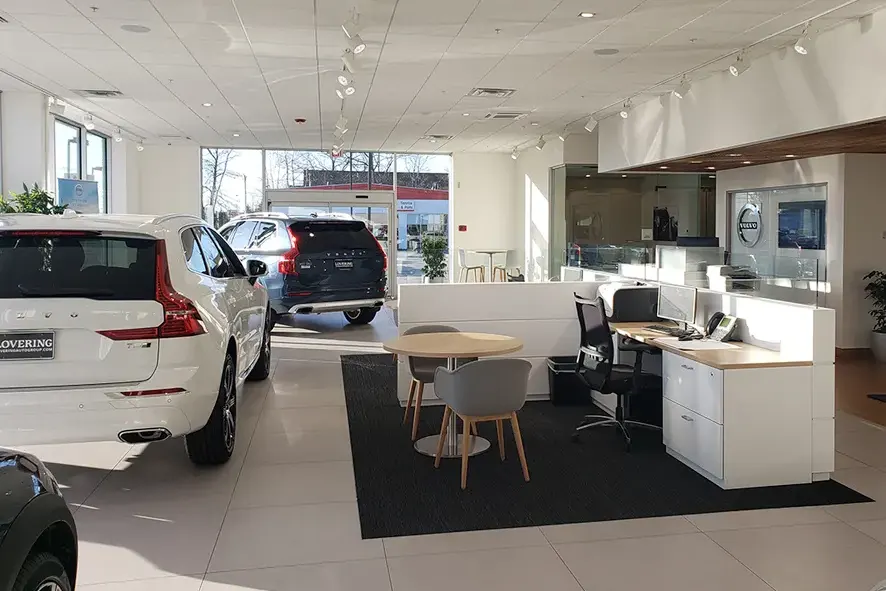 Lovering Auto Group Interior shot of Lovering showroom