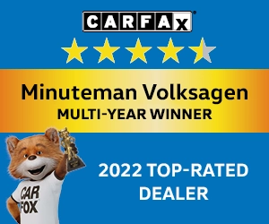 Minuteman Volkswagen Carfax Top Dealer Badge