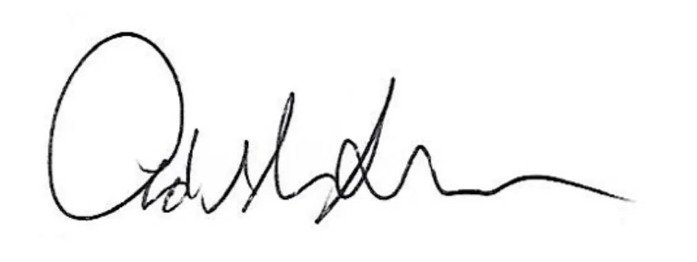 Adam Skolnick Signature The signature of the General Manager at Minuteman Volkswagen, Adam Skolnick