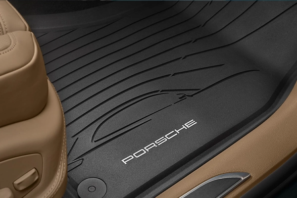15% off All Weather Mats A close up of Porsche Weather Mat