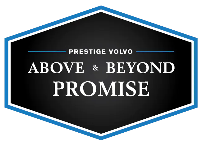 Prestige Volvo Above & Beyond Promise Logo