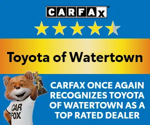 Toyota of Watertown Carfax Top Dealer Badge