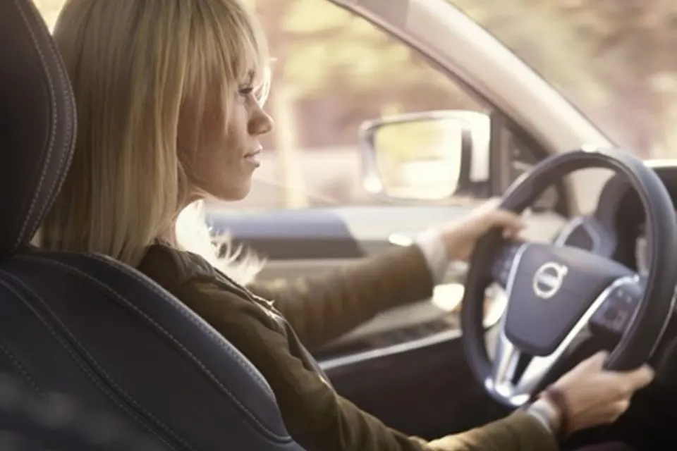 Buy From Home - Delivery / Pick-Up Lady Driving New Volvo