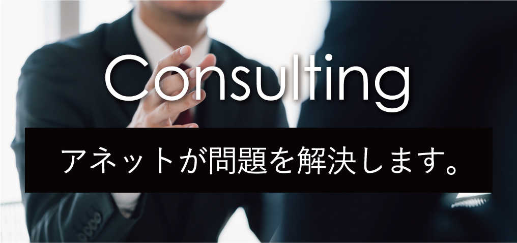 Consulting アネットが問題を解決します。