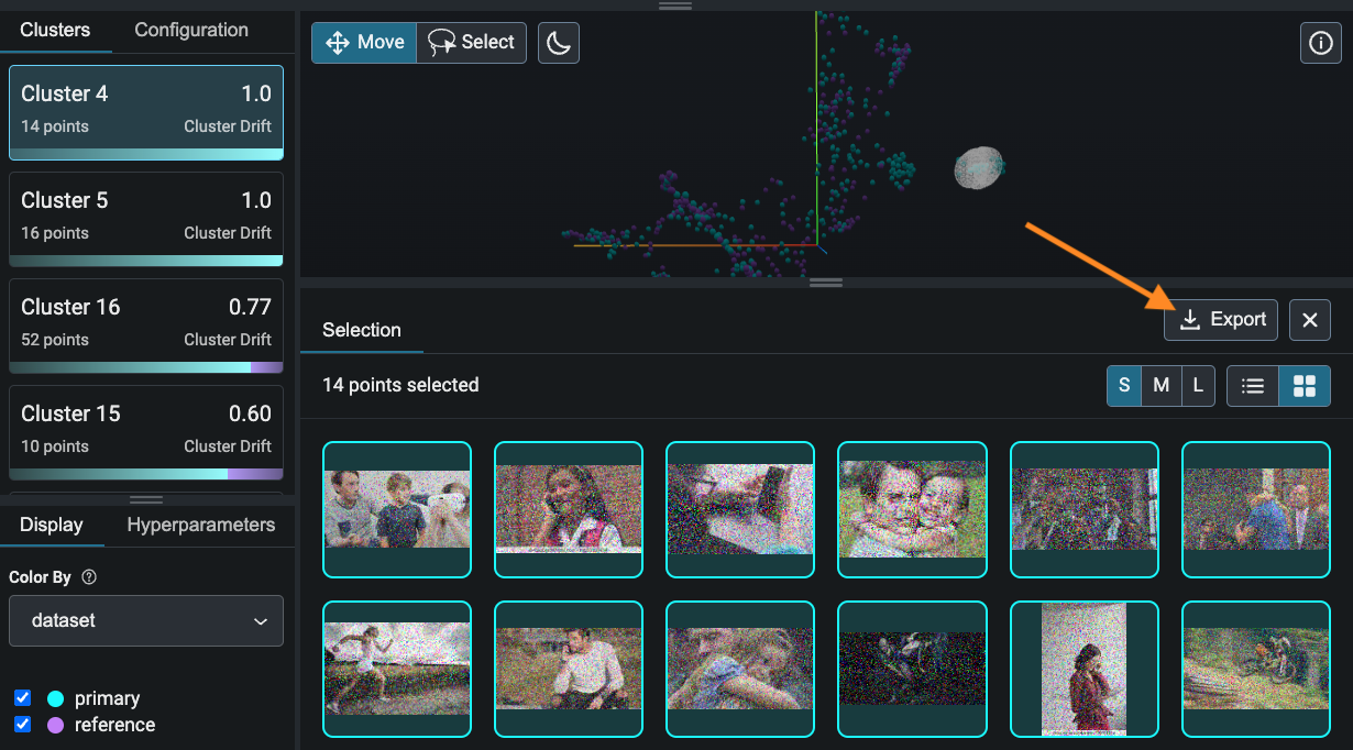 export cluster