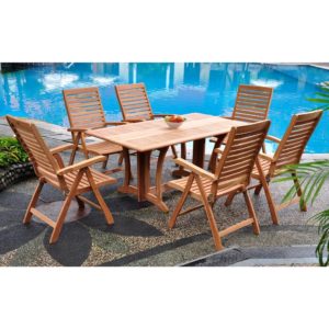 7pc Grade-A Teak Wood Dining Set