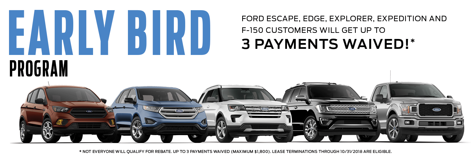 Early Bird Special Ford Early Lease End Program