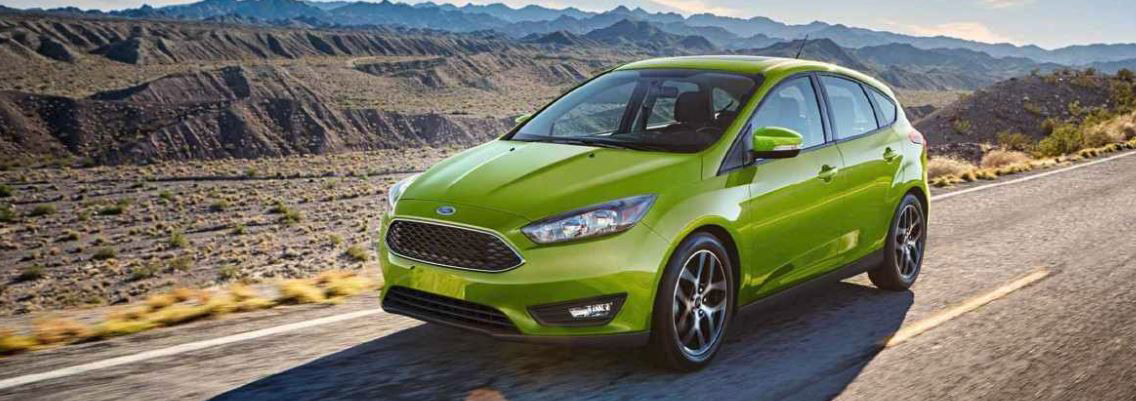 2018 ford focus green desert