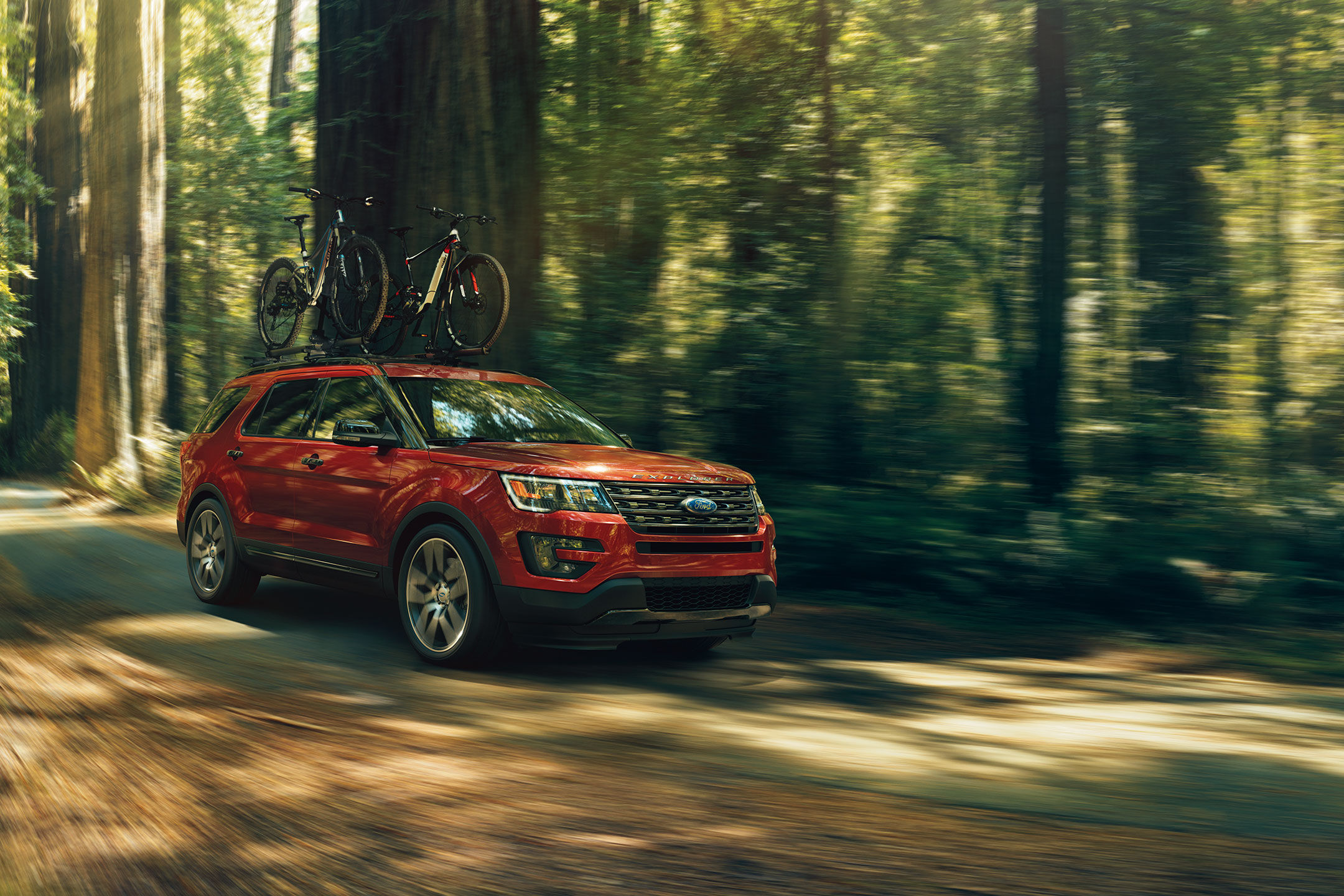 2018 Ford Explorer Orange Trail