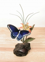 Bovano - FM39 - Blue Morpho Butterfly on Manzanita