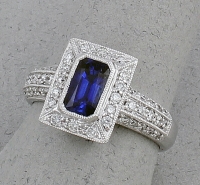 Michael Chang - Sapphire & Diamond Ring MC-10321-17