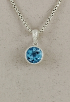 Stanton Color - Blue Topaz Pendant SC-17252-17