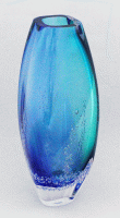 Buzz Blodgett - Seafoam Blue Rounded Square Vase