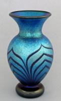 Donald Carlson: Vase Blue Luster DC3