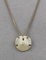 The Touch: Pendant Gold 14K Sand Dollar G1-100