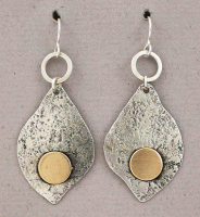 Joanna Craft - Earrings: Sterling Silver and Brass - E327