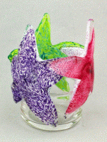 Gibbons - Starfish Small Multicolor Sculptural Vase in Bright Hues