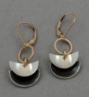 J & I - Sterling Silver & Gold Filled Earrings - GFX709E
