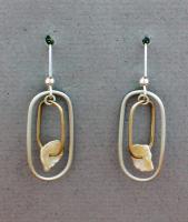 Mar of Santa Barbara: Sterling Silver & Gold Filled Earrings - EM372