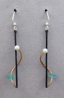 Mar of Santa Barbara: Sterling Silver & Gold Filled Earrings - EM438