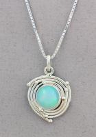 Jeff McKenzie - Gemstone Necklace - Ethiopian Opal in Sterling Silver 