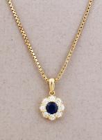 Stanton Color - Sapphire & Diamond Pendant SC-22029-08