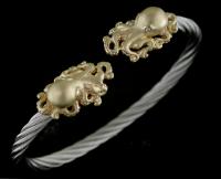 Steven Douglas - 14k Octopus Stainless Steel Cuff Bracelet SLB018