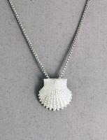 The Touch: Pendant Sterling Scallop Shell S1-074