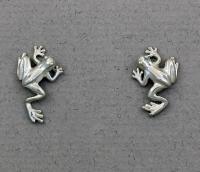 The Touch: Earrings Sterling Silver Frogs S2-048