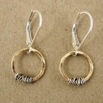 J & I Sterling Silver & Gold Filled Earrings - GFX170E