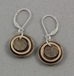 J & I - Sterling Silver & Gold Filled Earrings - GFX154E