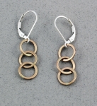 J & I - Sterling Silver & Gold Filled Earrings - GFX502E