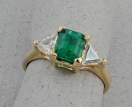 Michael Chang - Emerald & Diamond Ring MC-15202-12