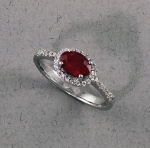 Stanton Color - Ruby & Diamond Ring SC-10-363-04
