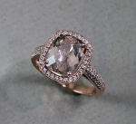 Stanton Color - Morganite & Diamond Ring SC-12199-05