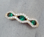 Stanton Color - Emerald & Diamond Ring SC-18280-11