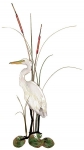 Bovano - W362 - Small Egret with Cattails