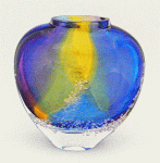 Buzz Blodgett - Seafoam Jewel Oval Vase