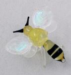 Loy Allen - Bee - Yellow transparent with Dichroic Wings