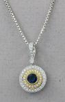 Michael Chang - Sapphire & Diamond Pendant MC-15197-10