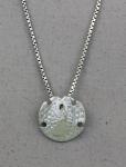 The Touch: Pendant Sterling Small Sand Dollar S1-100