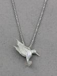The Touch: Pendant Sterling Hummingbird S1-345