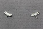The Touch: Earrings Sterling Silver Tiny Dragonflies S2-060