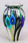 Scott Bayless - XLarge Vase - Tri Blue Calla Lily